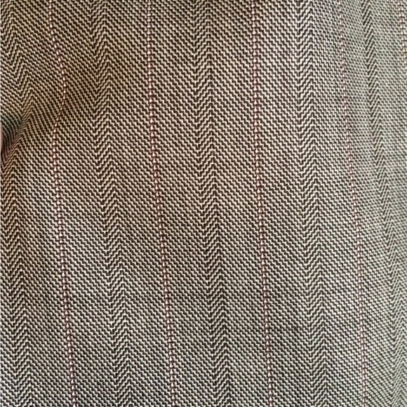 Chloe’ Light Brown 100% wool 100% cotton Pants. - Picture 3 of 6